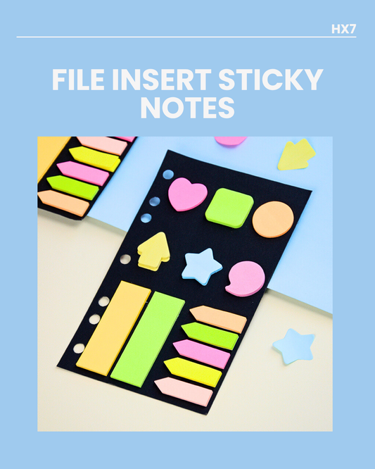File Insert Sticky Notes HX7+1