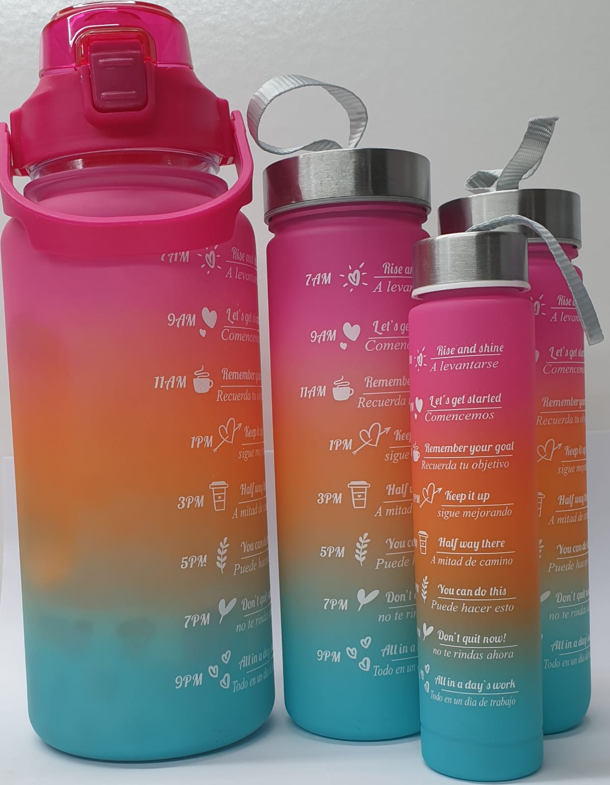 4pc Water Bottle Set H-8821