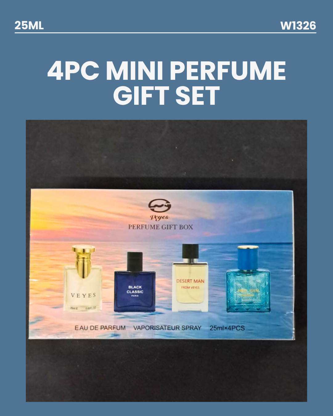 4pc Mini Perfume Gift Set W1326