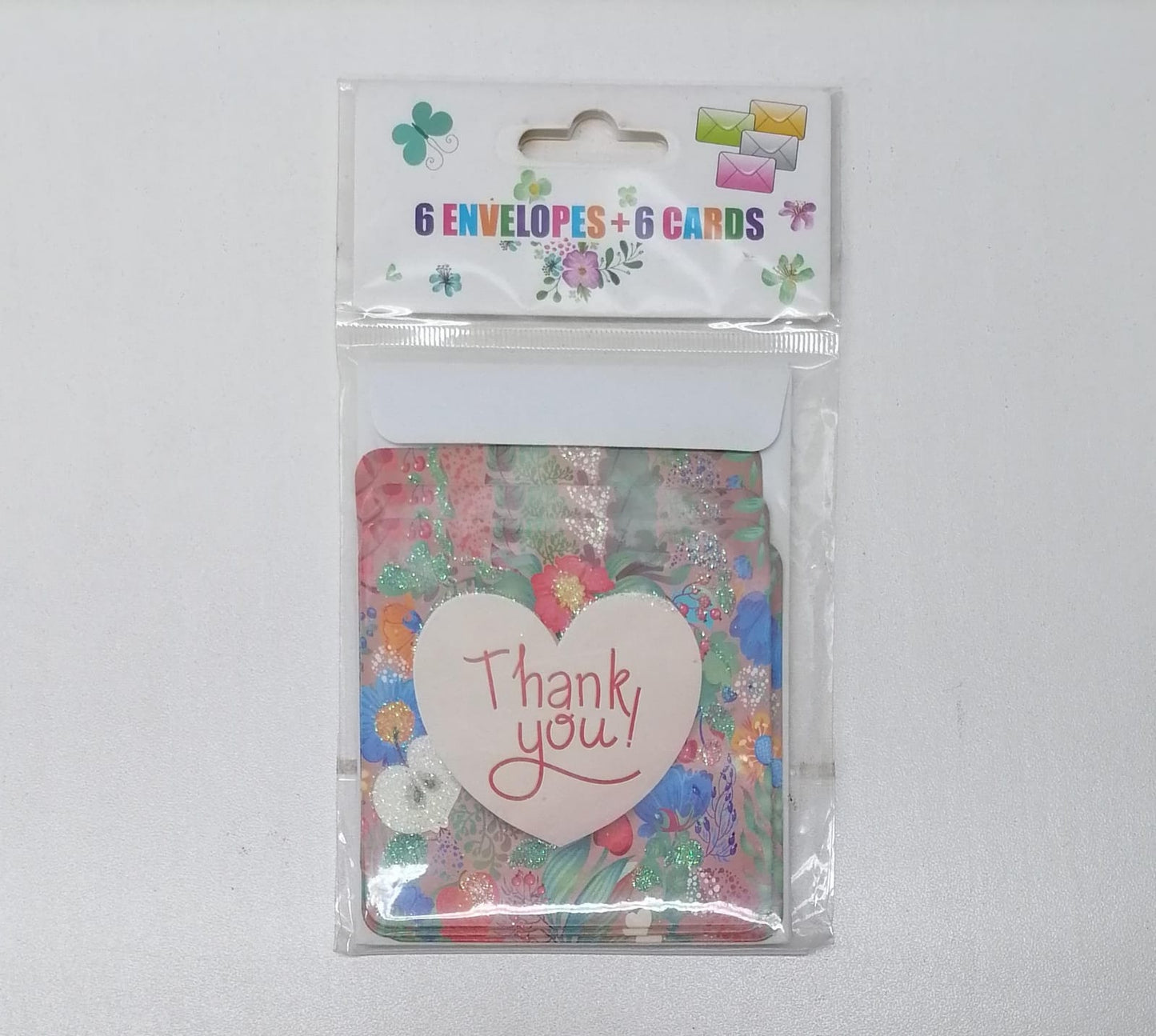 Mini Flower Envelopes &amp; Cards 6's N712044