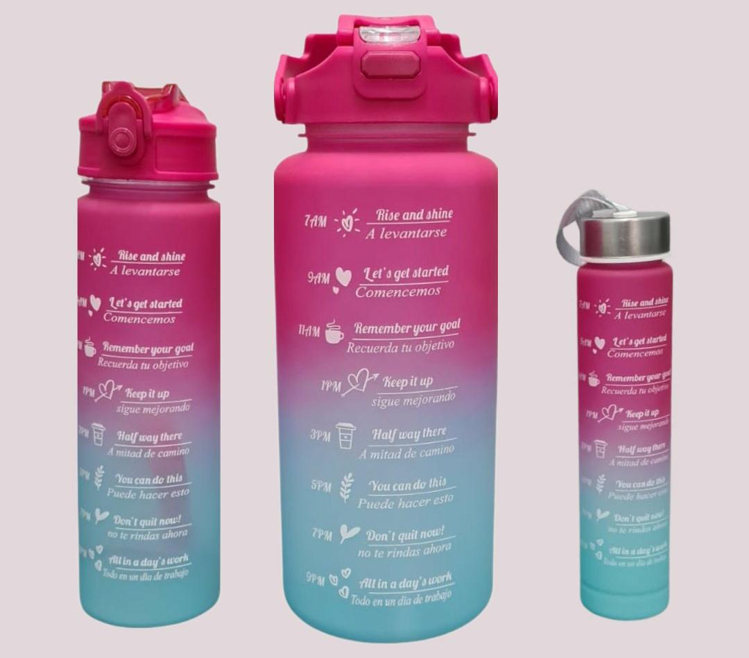 3pc Water Bottle Set H-8820