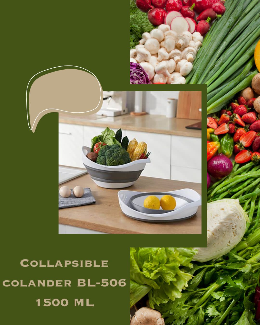 Collapsible Colander BL 506