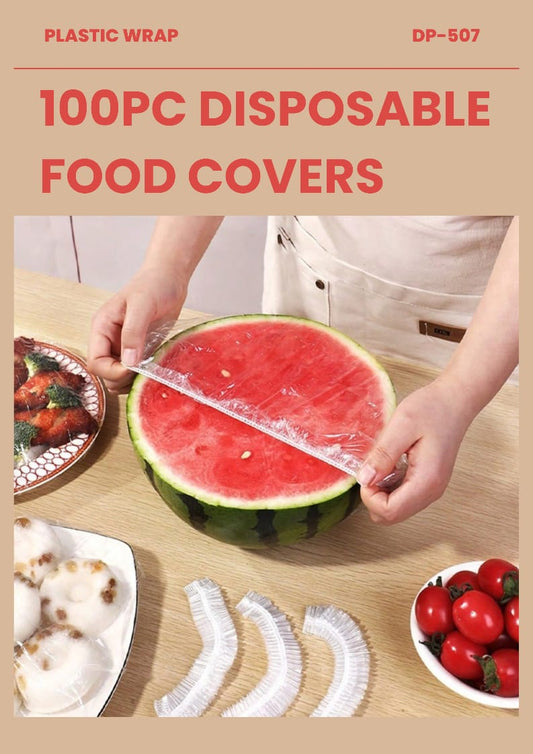 100pc Disposable Food Covers (Side Plate Size) DP507