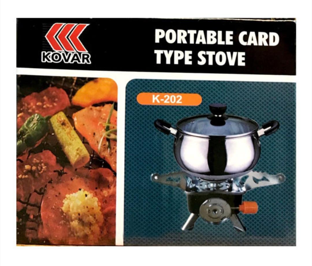 PORTABLE CARD TYPE STOVE  TI-32 113X113X92MM