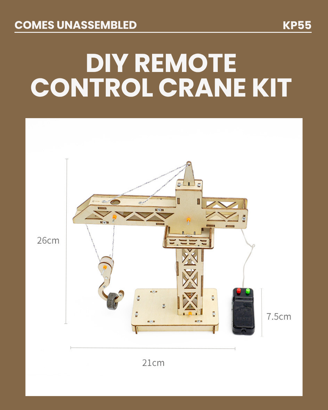 DIY Wooden Crane Kit KP55