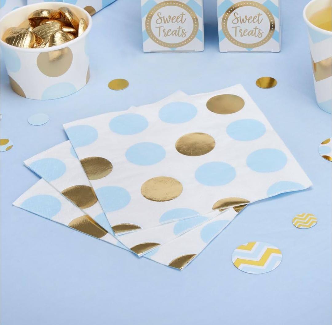 20pc Tesco Happy Party Serviettes TOT-YS1230 33x33cm