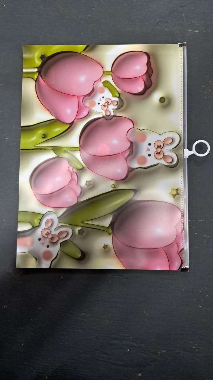 Floral Document Folder 33x24.5cm DKB43-1