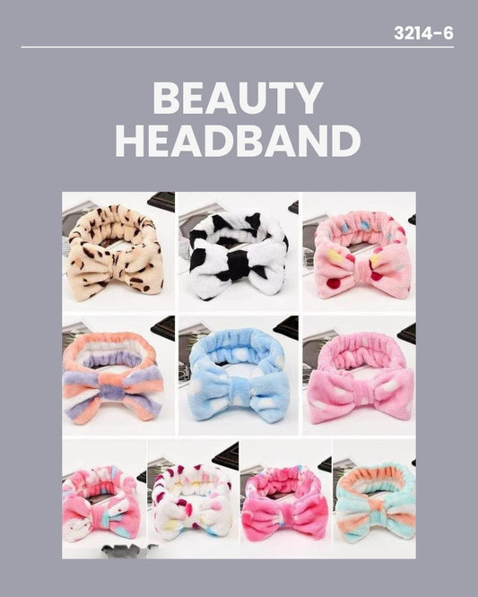 Beauty Headband 3214-6 Colour Supplied At Random