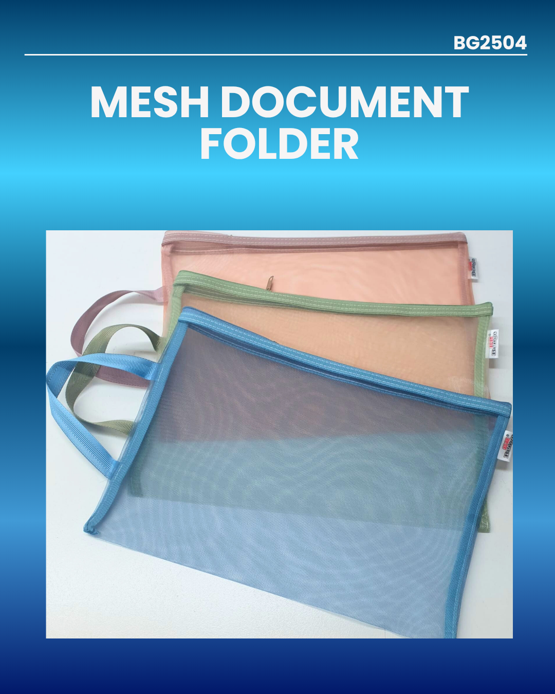 A4 Mesh Document Folder BH2504