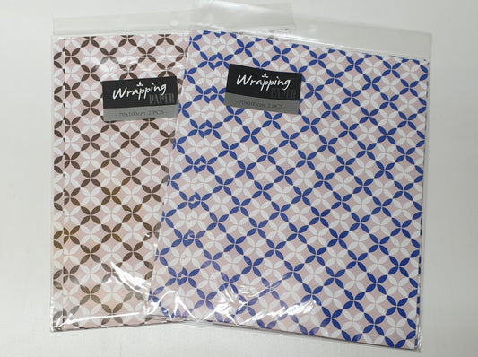 Printed Wrapping Paper 70x100cm 2pce 07-24