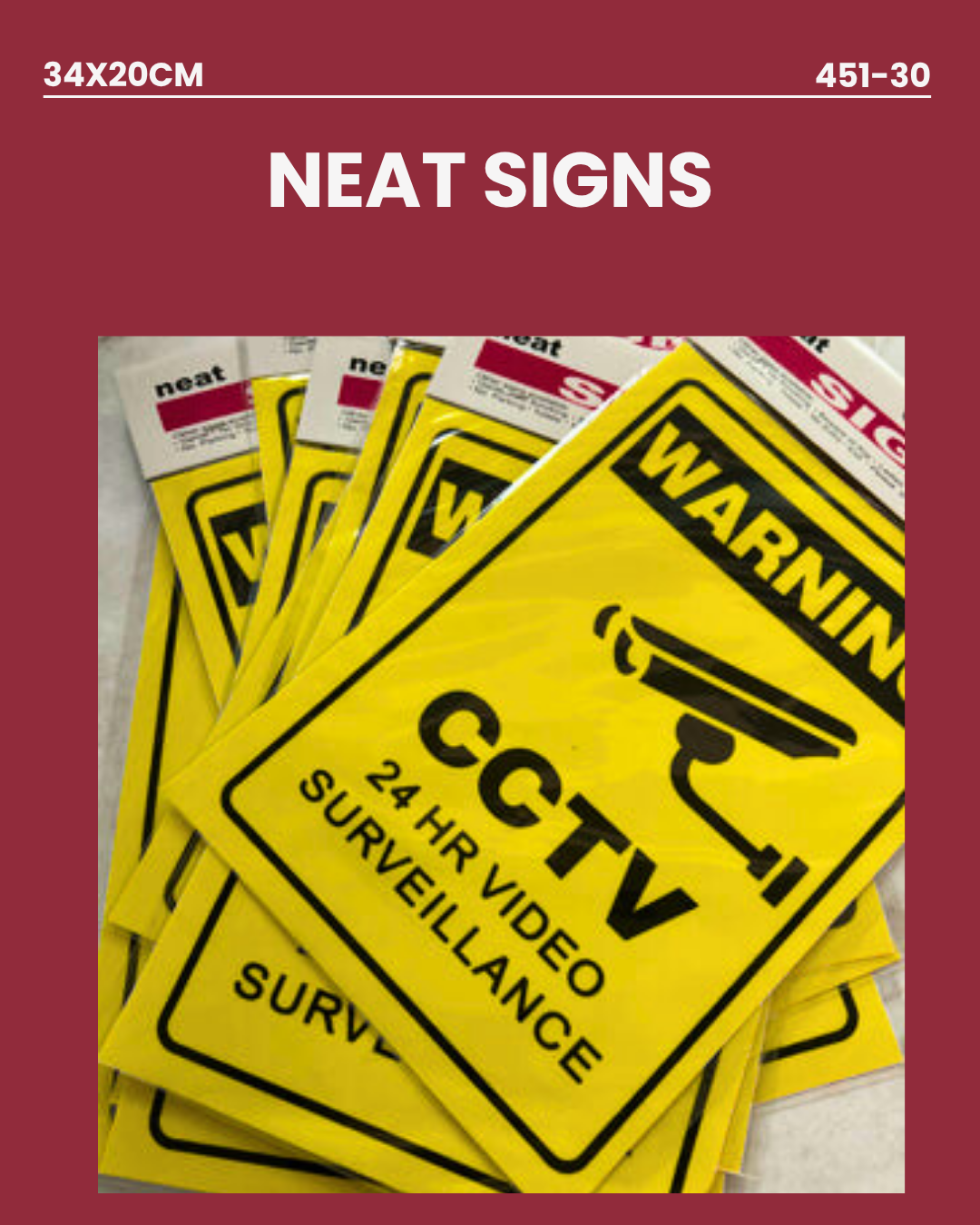 Neat Signs 34*20cm 451-30