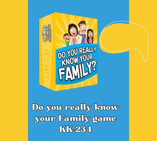 Do You Really Know Your Family Game- KK 234