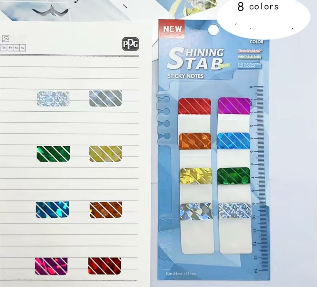 Shining Tab Sticky Notes 8color N008