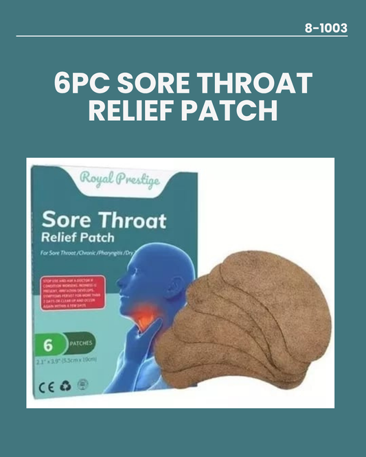 6pc Sore Throat Patch 8-1003