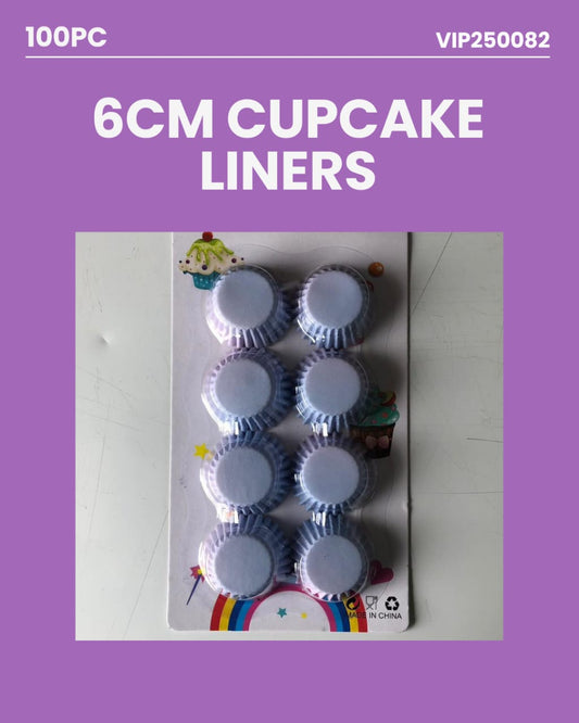 6cm Cupcake Liners - 100pc VIP250082