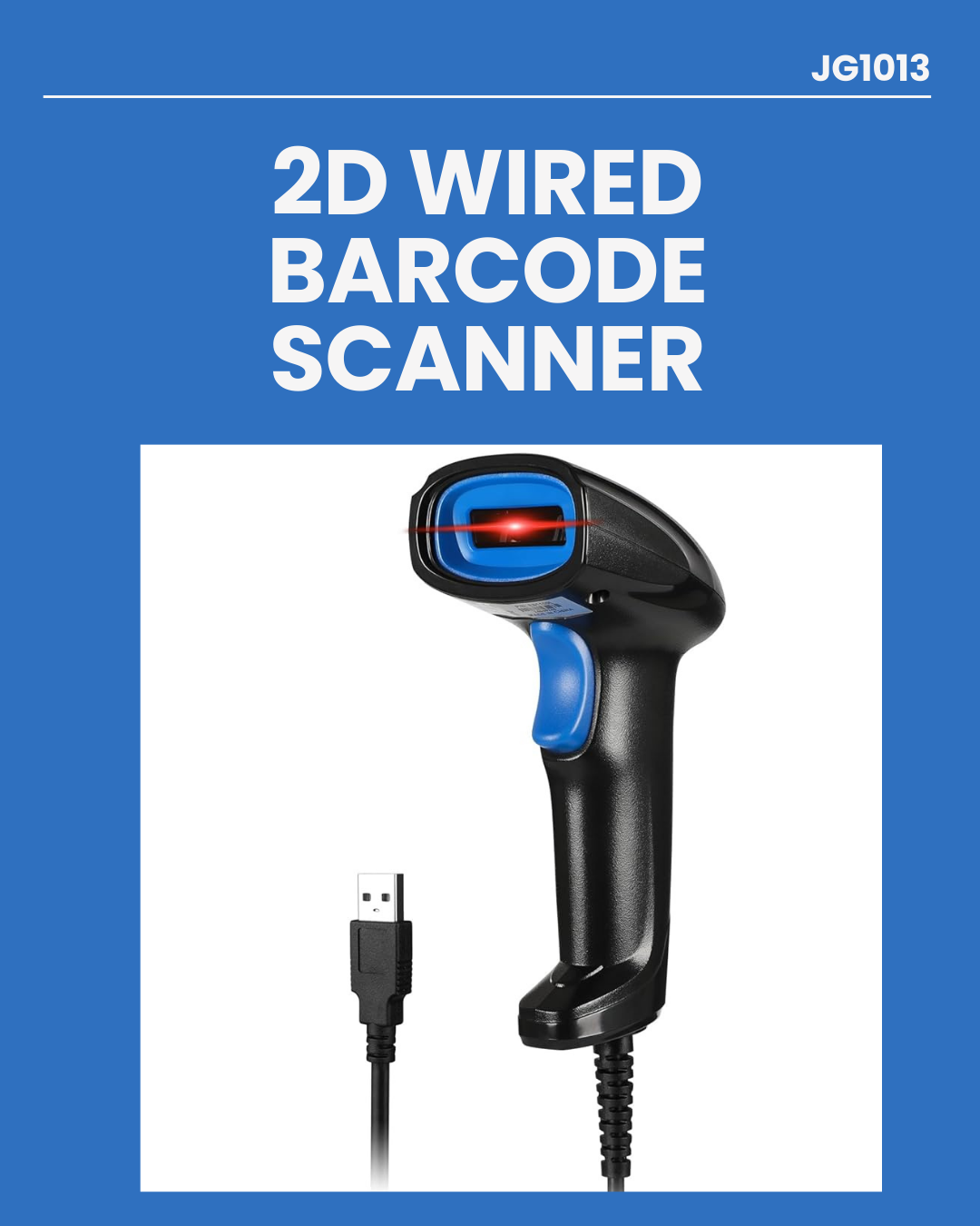 2D Wired Barcode Scanner JG1013