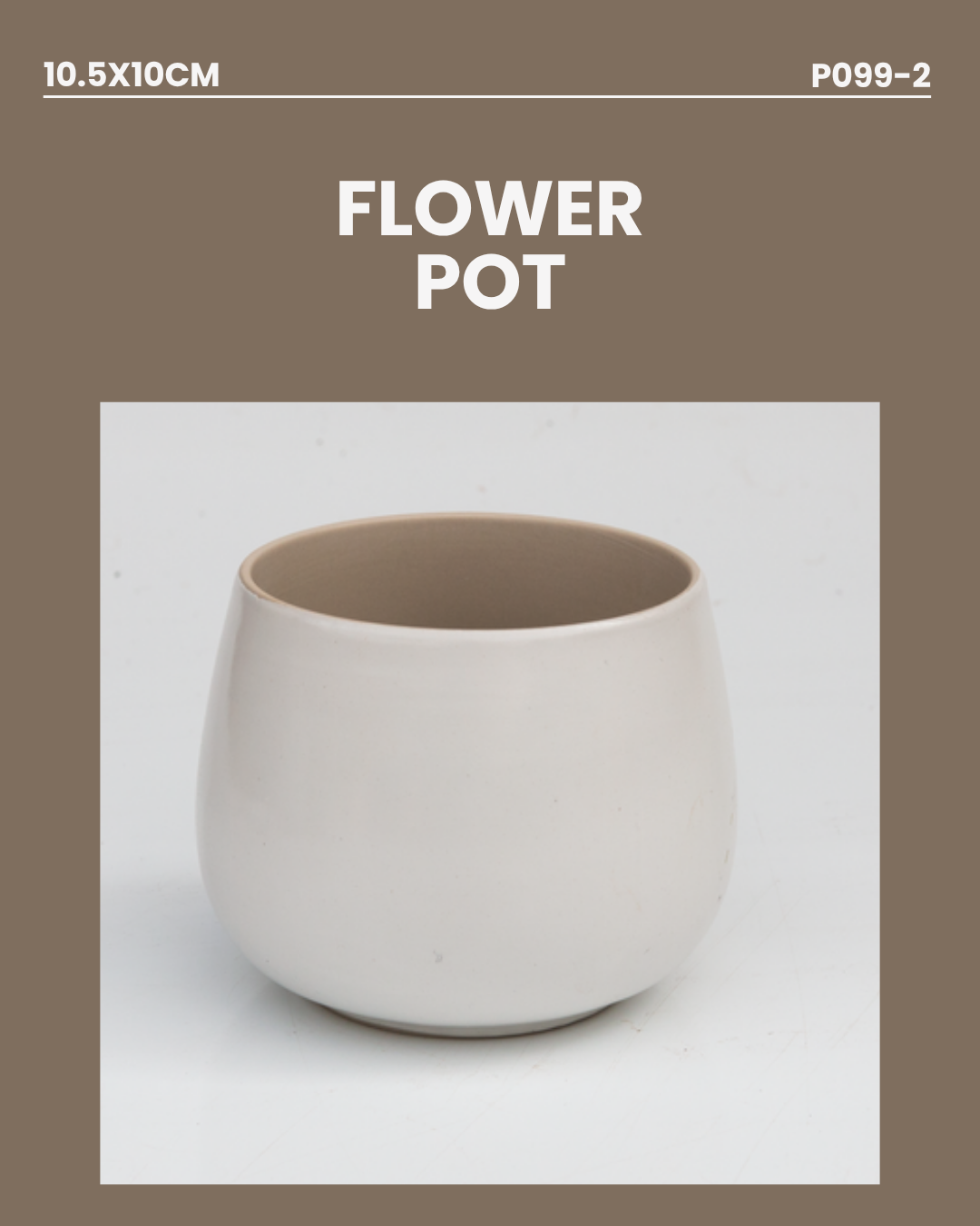 Flower Pot 10x10.5cm P099-2