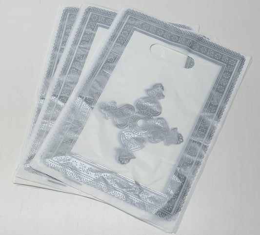 Beautiful Print Plastic Gift Bag 366-4 35x25cm