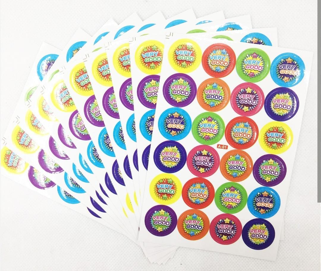 Motivational Well Done Sticker Sheets N712047/48