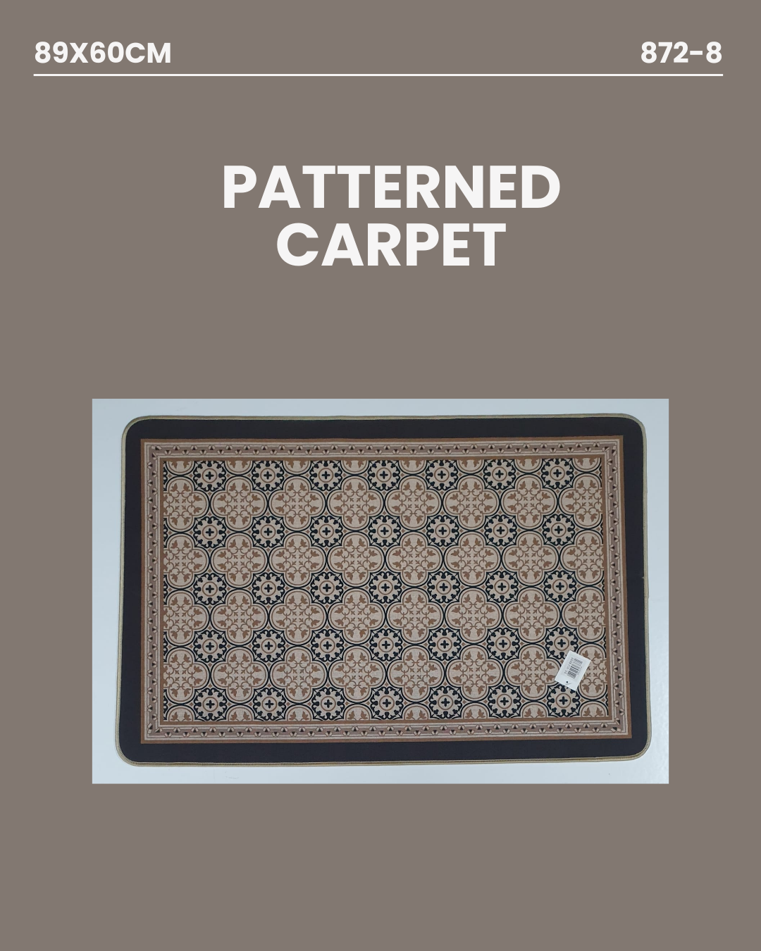 Patterned Carpet 89x60cm 872-8