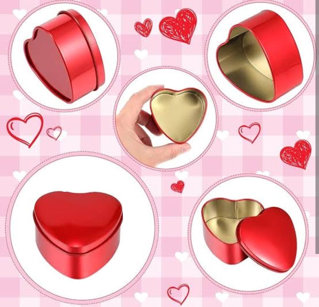 Heart Tins 1666 7x3.5cm