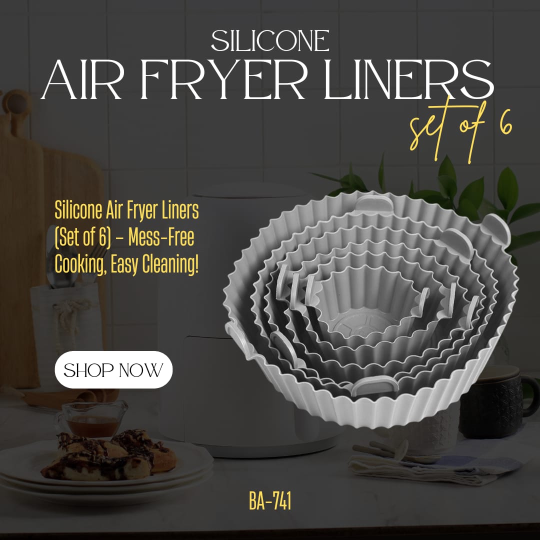 6pcs Silicone Airfryer Liners BA-741