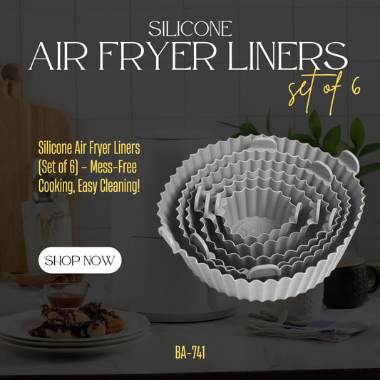 6pcs Silicone Airfryer Liners BA-741