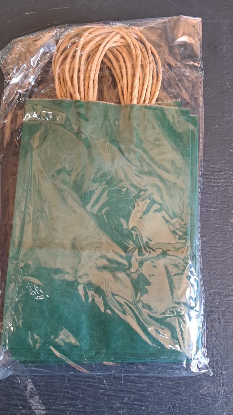 12pc Kraft Gift Bag - 27X21X11CM - 0706-2