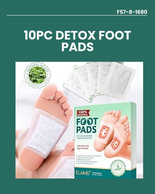 10pc Detox Foot Pads F57-8-1680