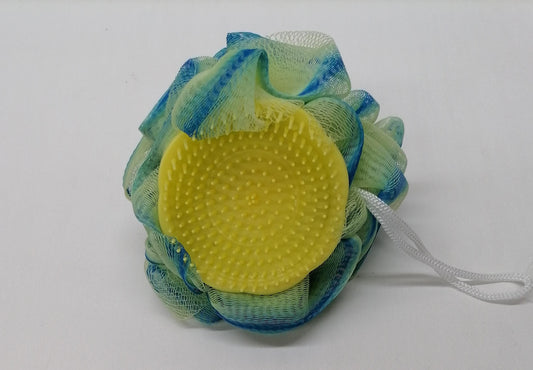 Bath Scrunchie With Hair Massager 28483
