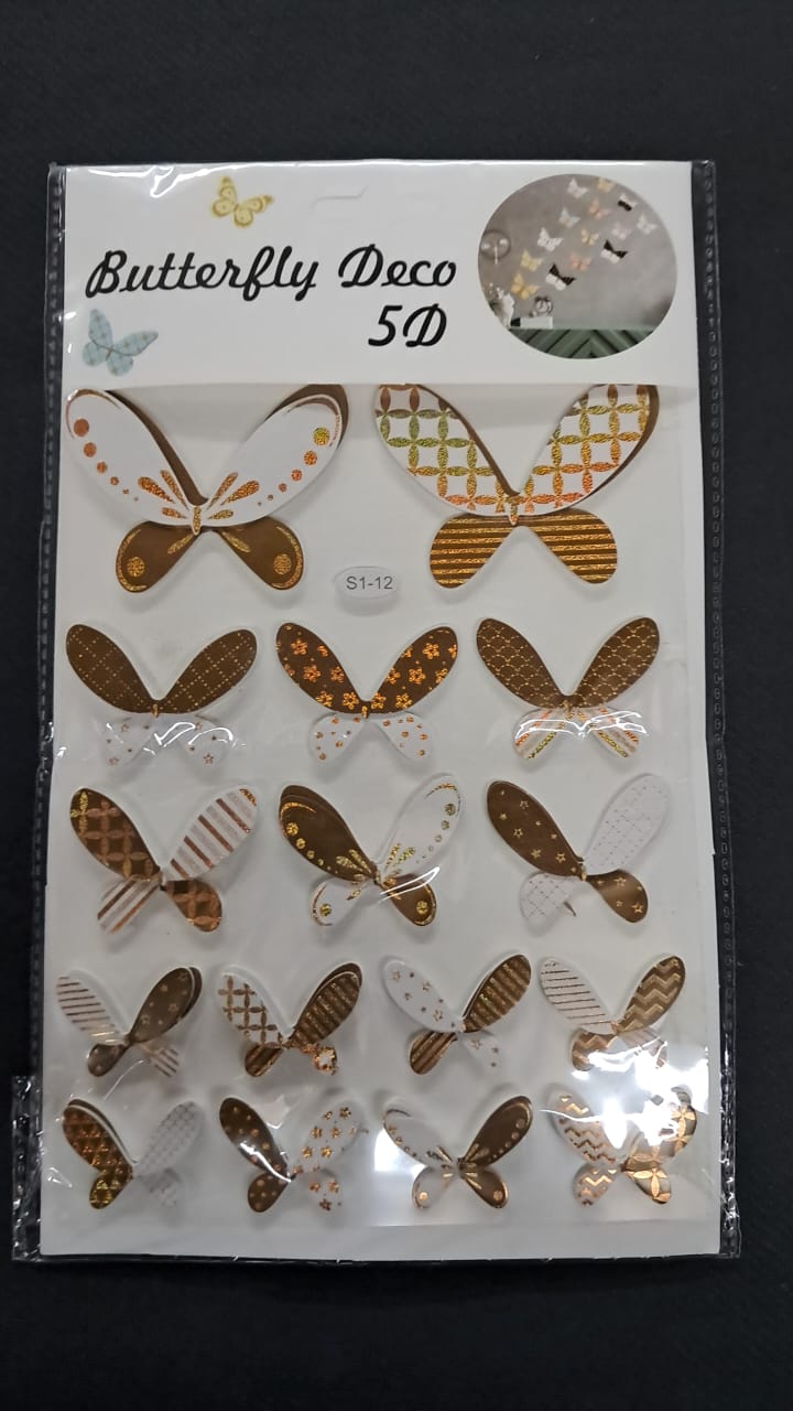 Butterfly Deco 5D Stickers 6156