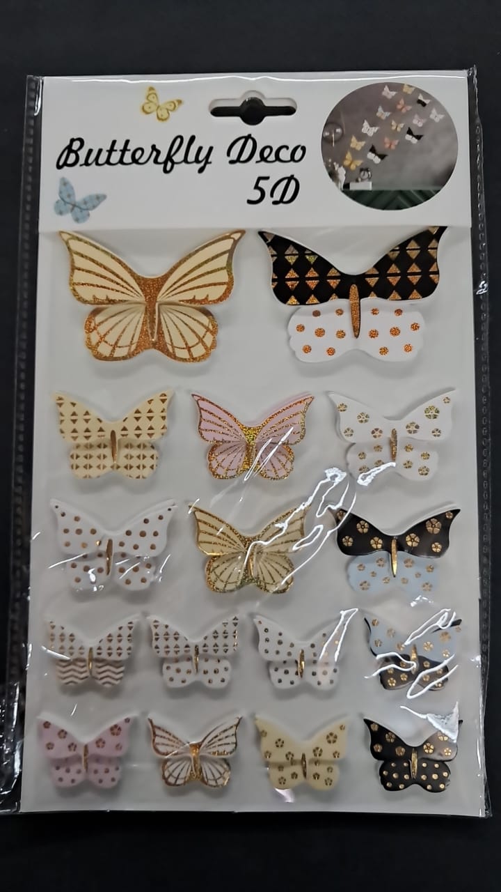 Butterfly Deco 5D Stickers 6156