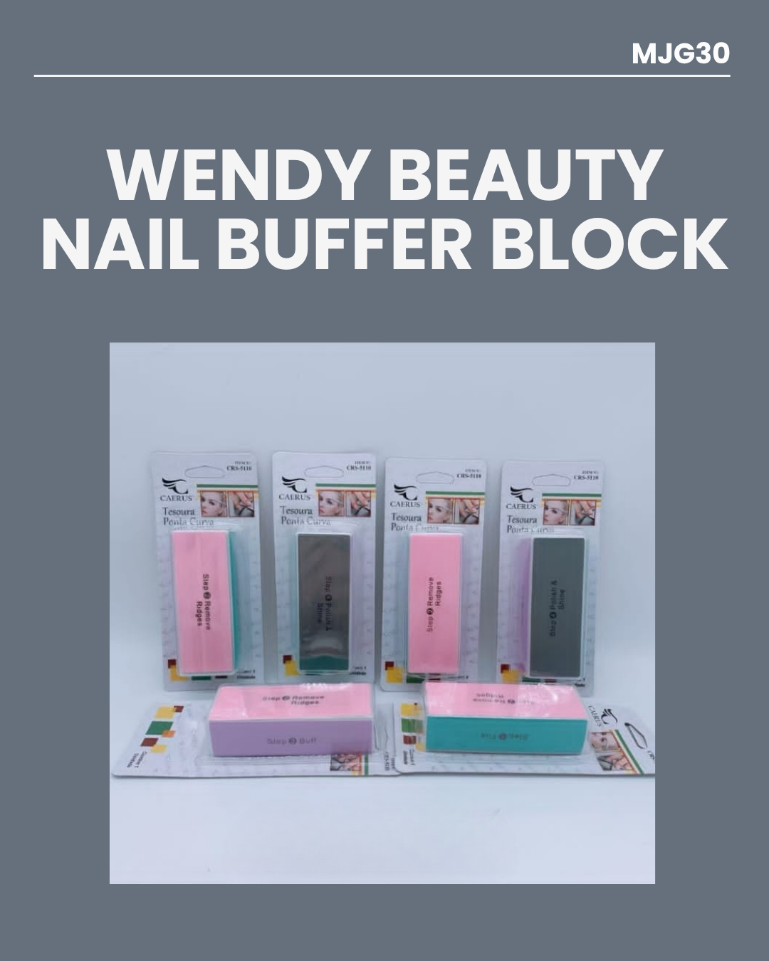 Wendy Beauty Nail Buffer Block MJG30