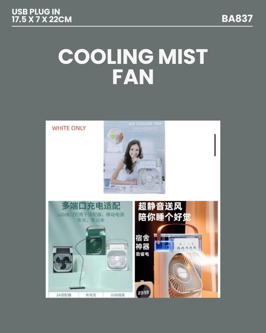 Cooling Mist Fan BA837