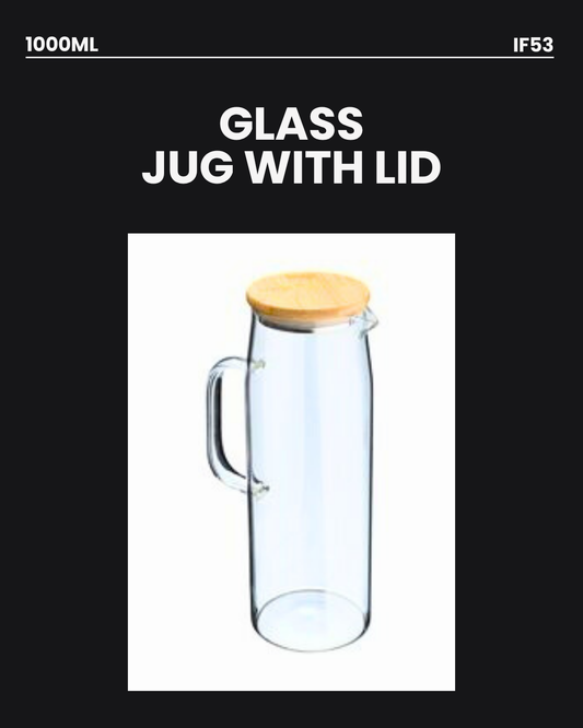Glass Jug With Lid IF53 1L(1000ml)