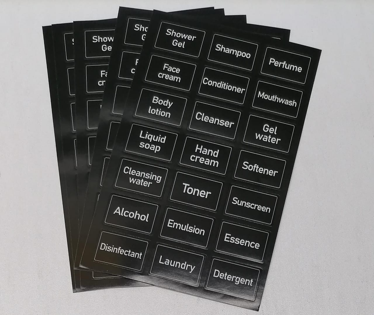 Bathroom Label Stickers 5574