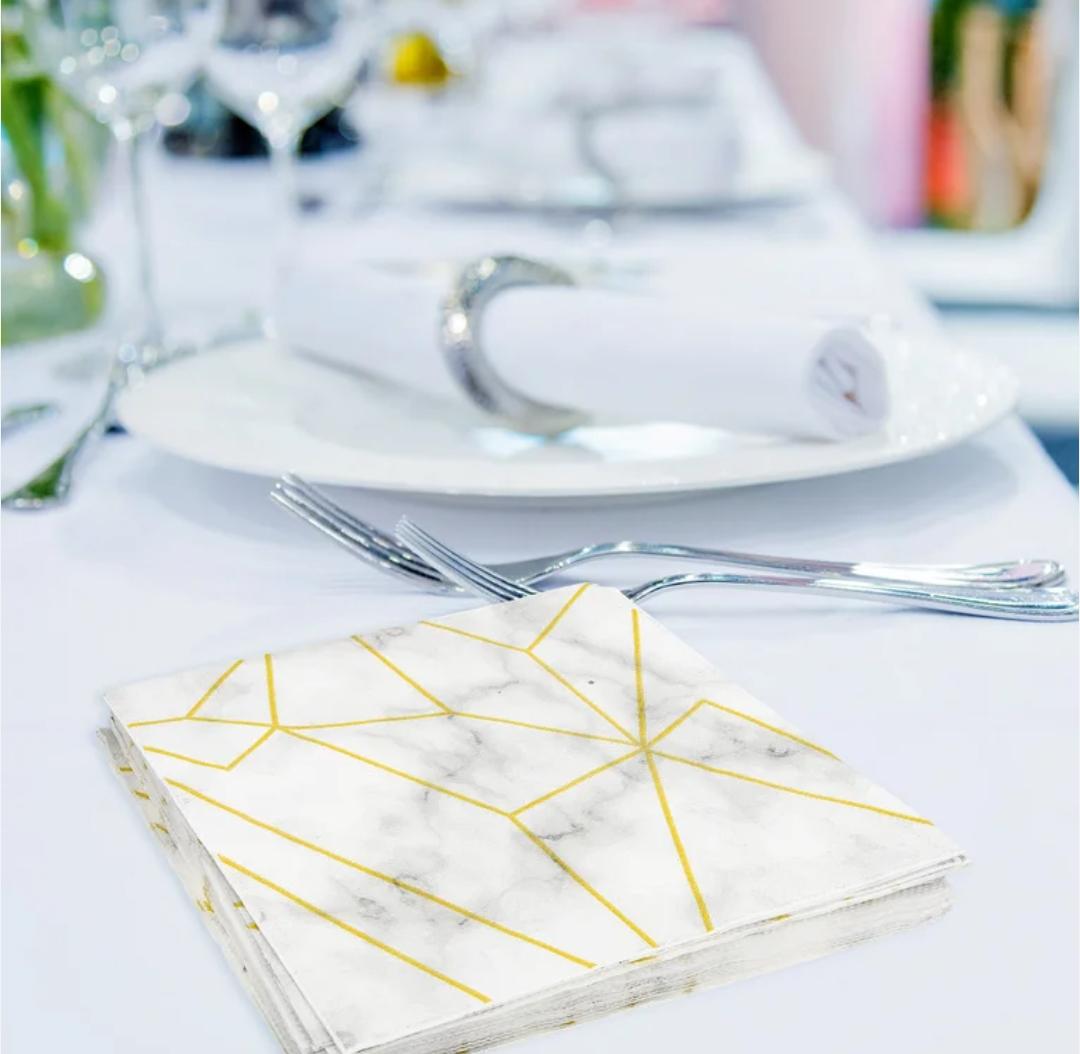 20Pc Decorated Serviettes 113