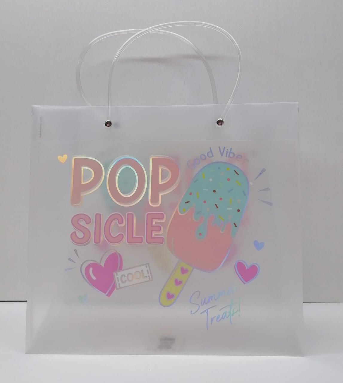 Clear Gift Bag 8568 30x27x12cm